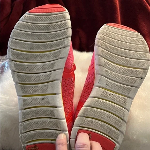 Ryka Women's Desire Pink and Yellow Athletic Shoes - Picture 11 of 11